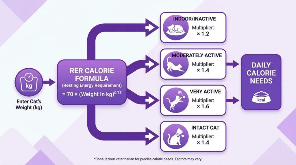 Cat calorie formula