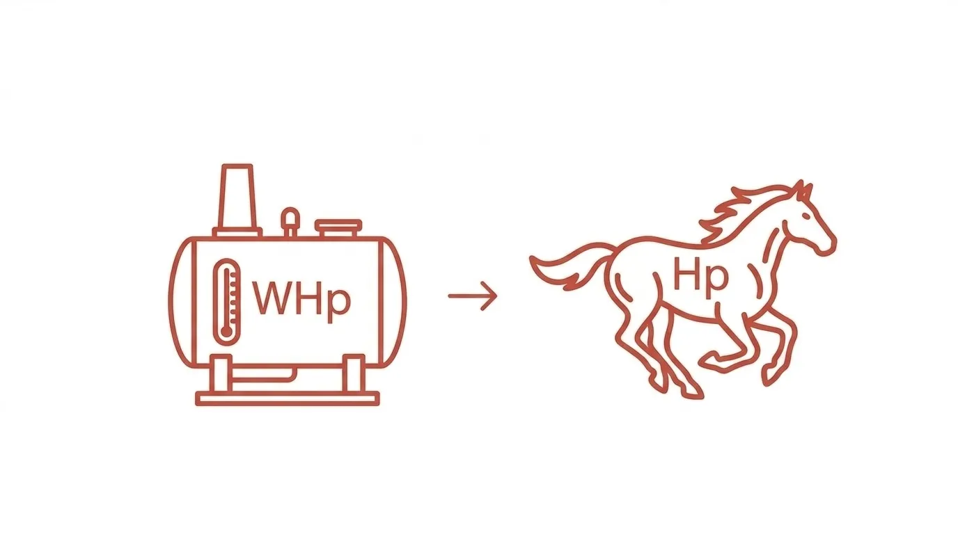 whp to hp calculator